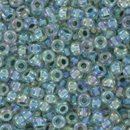 Miyuki rocailles Perlen 8/0 - Seafoam lined crystal 8-263